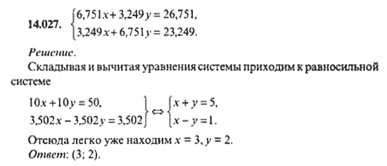 Страница (упражнение) 14_027 рабочей тетради. Ответ на вопрос упражнения 14_027 ГДЗ сборник задач по математике для поступающих в ВУЗы 11 класс Сканави