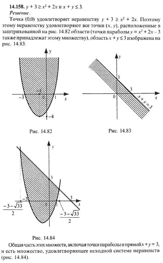 Страница (упражнение) 14_158 рабочей тетради. Ответ на вопрос упражнения 14_158 ГДЗ сборник задач по математике для поступающих в ВУЗы 11 класс Сканави