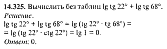 Страница (упражнение) 14_325 рабочей тетради. Ответ на вопрос упражнения 14_325 ГДЗ сборник задач по математике для поступающих в ВУЗы 11 класс Сканави