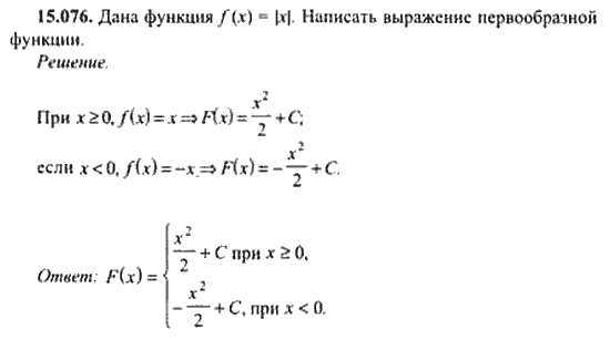 Страница (упражнение) 15_076 рабочей тетради. Ответ на вопрос упражнения 15_076 ГДЗ сборник задач по математике для поступающих в ВУЗы 11 класс Сканави