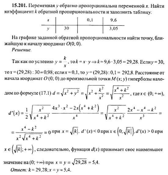 Страница (упражнение) 15_201 рабочей тетради. Ответ на вопрос упражнения 15_201 ГДЗ сборник задач по математике для поступающих в ВУЗы 11 класс Сканави