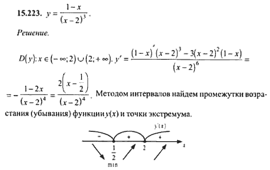 Страница (упражнение) 15_223 рабочей тетради. Ответ на вопрос упражнения 15_223 ГДЗ сборник задач по математике для поступающих в ВУЗы 11 класс Сканави