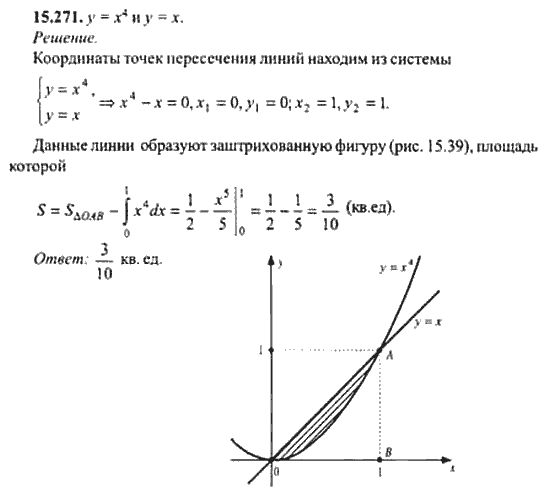 Страница (упражнение) 15_271 рабочей тетради. Ответ на вопрос упражнения 15_271 ГДЗ сборник задач по математике для поступающих в ВУЗы 11 класс Сканави