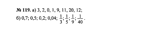 Страница (упражнение) 119 учебника. Ответ на вопрос упражнения 119 ГДЗ решебник по алгебре 8 класс Никольский, Потапов, Решетников, Шевкин, Шульцева