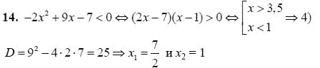 Страница (упражнение) 14 учебника. Ответ на вопрос упражнения 14 ГДЗ решебник - синий учебник по алгебре 9 класс Мордкович, Мишустина, Тульчинская