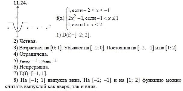 Страница (упражнение) 11.24 учебника. Ответ на вопрос упражнения 11.24 ГДЗ решебник - синий учебник по алгебре 9 класс Мордкович, Мишустина, Тульчинская