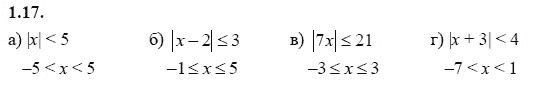 Страница (упражнение) 1.17 учебника. Ответ на вопрос упражнения 1.17 ГДЗ решебник - синий учебник по алгебре 9 класс Мордкович, Мишустина, Тульчинская