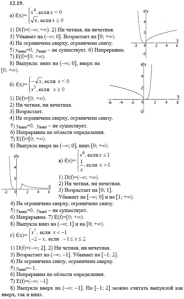 Страница (упражнение) 12.19 учебника. Ответ на вопрос упражнения 12.19 ГДЗ решебник - синий учебник по алгебре 9 класс Мордкович, Мишустина, Тульчинская