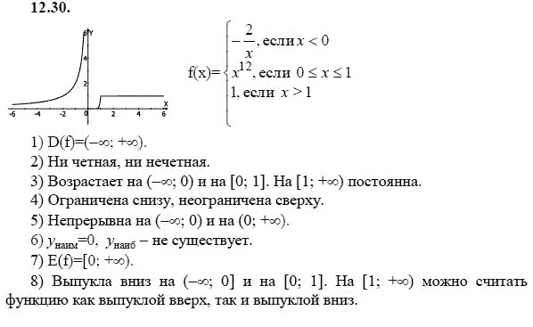 Страница (упражнение) 12.30 учебника. Ответ на вопрос упражнения 12.30 ГДЗ решебник - синий учебник по алгебре 9 класс Мордкович, Мишустина, Тульчинская