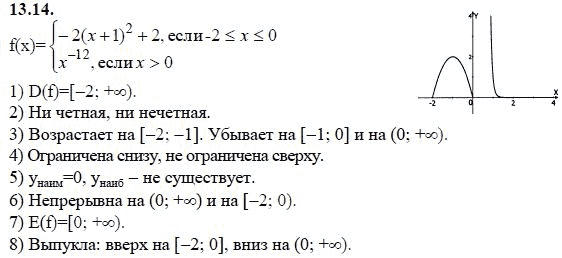 Страница (упражнение) 13.14 учебника. Ответ на вопрос упражнения 13.14 ГДЗ решебник - синий учебник по алгебре 9 класс Мордкович, Мишустина, Тульчинская