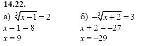 Страница (упражнение) 14.22 учебника. Ответ на вопрос упражнения 14.22 ГДЗ решебник - синий учебник по алгебре 9 класс Мордкович, Мишустина, Тульчинская