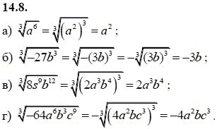 Страница (упражнение) 14.8 учебника. Ответ на вопрос упражнения 14.8 ГДЗ решебник - синий учебник по алгебре 9 класс Мордкович, Мишустина, Тульчинская