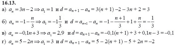 Страница (упражнение) 16.13 учебника. Ответ на вопрос упражнения 16.13 ГДЗ решебник - синий учебник по алгебре 9 класс Мордкович, Мишустина, Тульчинская