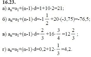 Страница (упражнение) 16.23 учебника. Ответ на вопрос упражнения 16.23 ГДЗ решебник - синий учебник по алгебре 9 класс Мордкович, Мишустина, Тульчинская