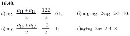 Страница (упражнение) 16.40 учебника. Ответ на вопрос упражнения 16.40 ГДЗ решебник - синий учебник по алгебре 9 класс Мордкович, Мишустина, Тульчинская