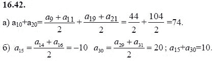 Страница (упражнение) 16.42 учебника. Ответ на вопрос упражнения 16.42 ГДЗ решебник - синий учебник по алгебре 9 класс Мордкович, Мишустина, Тульчинская