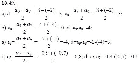 Страница (упражнение) 16.49 учебника. Ответ на вопрос упражнения 16.49 ГДЗ решебник - синий учебник по алгебре 9 класс Мордкович, Мишустина, Тульчинская