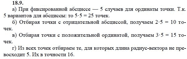 Страница (упражнение) 18.9 учебника. Ответ на вопрос упражнения 18.9 ГДЗ решебник - синий учебник по алгебре 9 класс Мордкович, Мишустина, Тульчинская