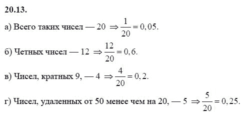 Страница (упражнение) 20.13 учебника. Ответ на вопрос упражнения 20.13 ГДЗ решебник - синий учебник по алгебре 9 класс Мордкович, Мишустина, Тульчинская