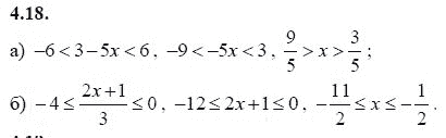 Страница (упражнение) 4.18 учебника. Ответ на вопрос упражнения 4.18 ГДЗ решебник - синий учебник по алгебре 9 класс Мордкович, Мишустина, Тульчинская