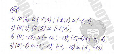 Страница (упражнение) 176 учебника. Ответ на вопрос упражнения 176 ГДЗ решебник по алгебре 9 класс Дорофеев