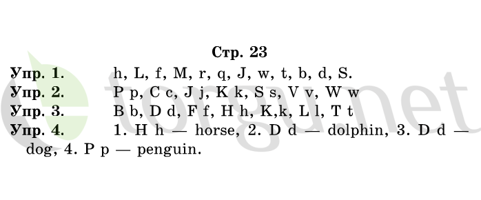 Страница (упражнение) 23 рабочей тетради. Страница 23 ГДЗ рабочая тетрадь по английскому языку English 1 класс Верещагина, Притыкин