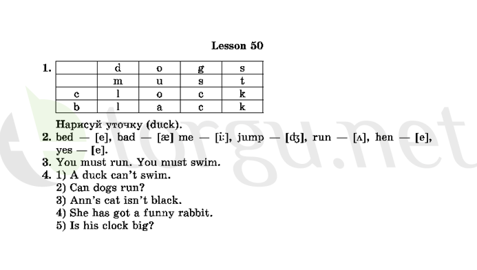 Страница (упражнение) 50 рабочей тетради. Страница 50 ГДЗ рабочая тетрадь по английскому языку 