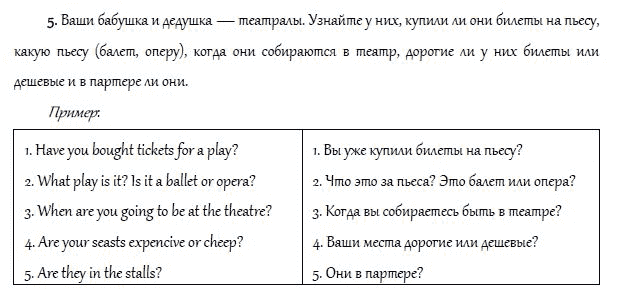 Страница (упражнение) 5 учебника. Ответ на вопрос упражнения 5 ГДЗ решебник и рабочая тетрадь по английскому языку 4 класс Верещагина, Афанасьева