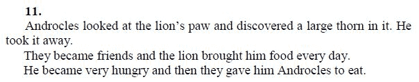 Страница (упражнение) 11 учебника. Ответ на вопрос упражнения 11 ГДЗ решебник по английскому языку 
