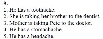 Страница (упражнение) 9 учебника. Ответ на вопрос упражнения 9 ГДЗ решебник по английскому языку 