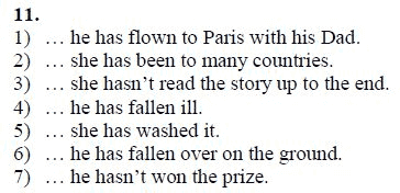 Страница (упражнение) 11 учебника. Ответ на вопрос упражнения 11 ГДЗ решебник по английскому языку 