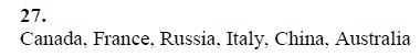 Страница (упражнение) 27 учебника. Ответ на вопрос упражнения 27 ГДЗ решебник по английскому языку 