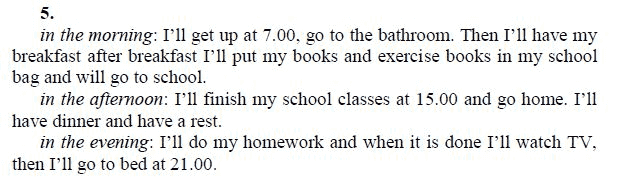 Страница (упражнение) 5 учебника. Ответ на вопрос упражнения 5 ГДЗ решебник по английскому языку 