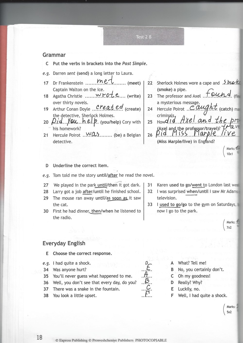 Тест модуль 7а. Test booklet 7 класс Spotlight ваулина. Тест по английскому языку 7 класс Spotlight 2b. Тест 2b по английскому языку 8 класс Spotlight ваулина.