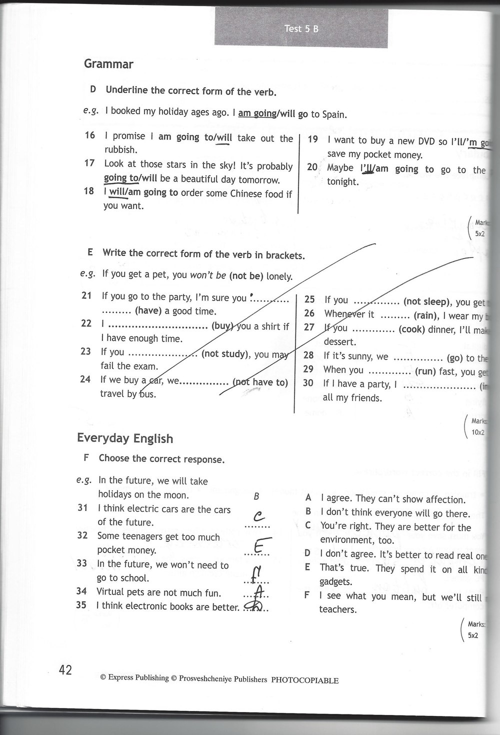 Английский язык 7 класс учебник эванс ответы. Spotlight 7 класс Test. Тест по английскому 7 ваулина Эванс. Тест буклет 7 класс Spotlight задания. Английский язык тест 7 гдз.
