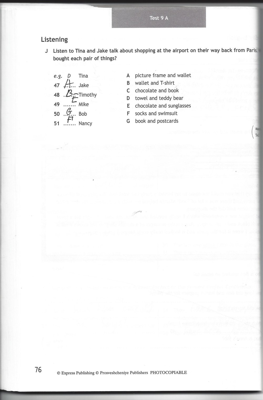 Spotlight 7 test booklet английский. Test booklet 7 класс Spotlight. Ызщедшпре 7 еуые ищщлдуе. Spotlight 7 Test booklet 8 ответы. Аудирование по английскому 7 класс Spotlight.