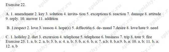 Страница (упражнение) 22 учебника. Ответ на вопрос упражнения 22 ГДЗ решебник по английскому языку 9 класс Афанасьева, Михеева