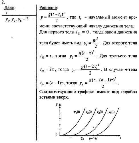 Страница (упражнение) 2 учебника. Ответ на вопрос упражнения 2 ГДЗ решебник по физике базовый уровень 10 класс Касьянов