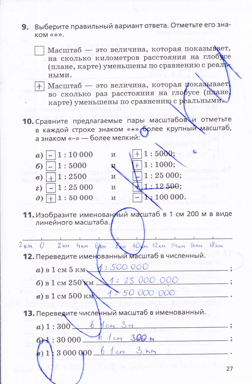 Страница (упражнение) 27 рабочей тетради. Страница 27 ГДЗ рабочая тетрадь по географии Землеведение 5 класс Дронов