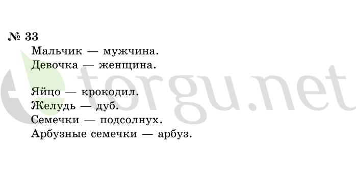 Страница (упражнение) 33 учебника. Ответ на вопрос упражнения 33 ГДЗ решебник по информатике 1 класс Горячев, Горина, Волкова