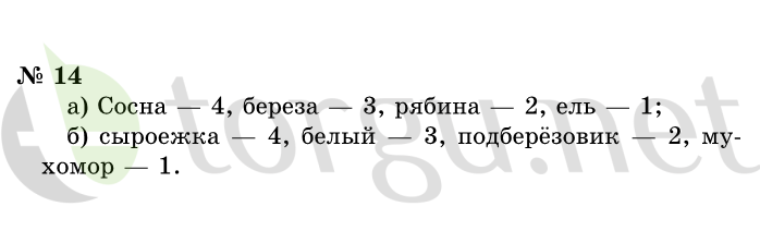 Страница (упражнение) 14 учебника. Ответ на вопрос упражнения 14 ГДЗ решебник по информатике 1 класс Горячев, Горина, Волкова