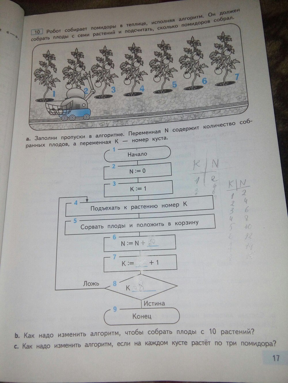 Страница (упражнение) 17 учебника. Страница 17 ГДЗ решебник по информатике и ИКТ 4 класс Бененсон, Паутова