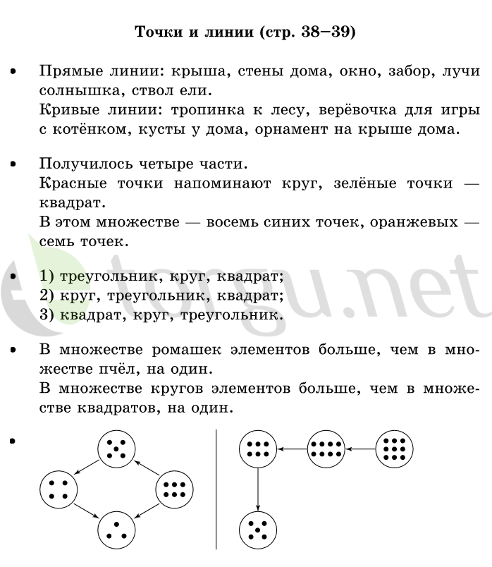 Страница (упражнение) 38-39 учебника. Страница 38-39 ГДЗ решебник по математике 1 класс Дорофеев, Миракова, Бука