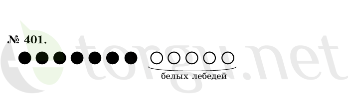 Страница (упражнение) 401 учебника. Ответ на вопрос упражнения 401 ГДЗ решебник по математике 1 класс Истомина