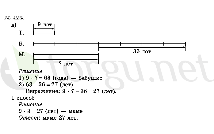 Страница (упражнение) 428 учебника. Ответ на вопрос упражнения 428 ГДЗ решебник по математике 2 класс Истомина