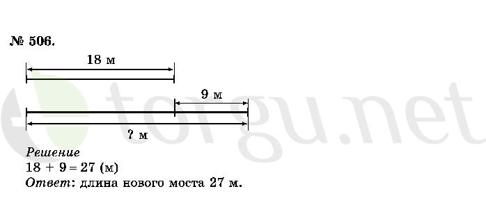 Страница (упражнение) 506 учебника. Ответ на вопрос упражнения 506 ГДЗ решебник по математике 2 класс Истомина
