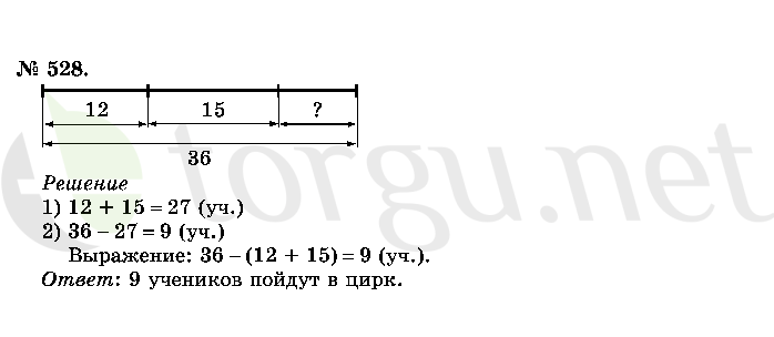 Страница (упражнение) 528 учебника. Ответ на вопрос упражнения 528 ГДЗ решебник по математике 2 класс Истомина