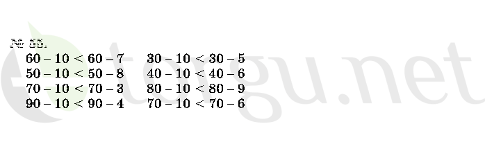Страница (упражнение) 55 учебника. Ответ на вопрос упражнения 55 ГДЗ решебник по математике 2 класс Истомина