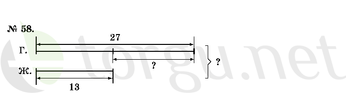 Страница (упражнение) 58 учебника. Ответ на вопрос упражнения 58 ГДЗ решебник по математике 2 класс Истомина