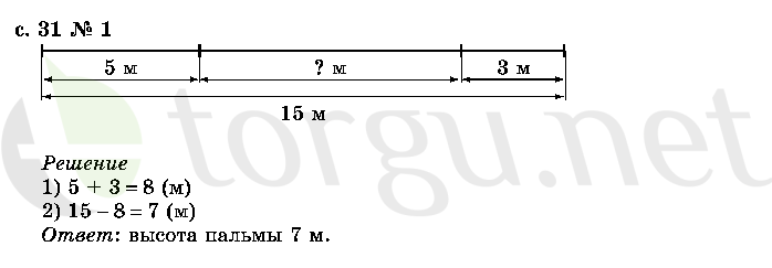 Страница (упражнение) 31 учебника. Страница 31 ГДЗ решебник по математике 2 класс Моро, Волкова, Степанова